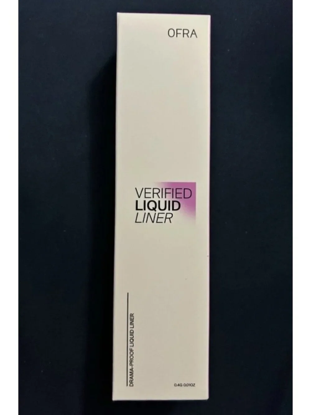 OFRA Brown Verified Liquid Liner 0.4g/0.01oz Precision Long-Wear Full Size *NIB